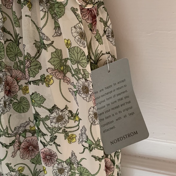 Max Studio CRMANME floral print maxi dress w smocked waist, fully lined, szS - Picture 8 of 15